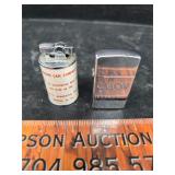Phillips can and zippo lighter