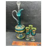 Decanter and glasses