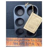 Old mountain cast iron muffin pan