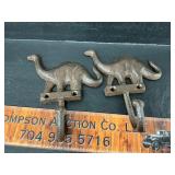 Cast iron coat hooks