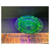 Uranium glass ashtray