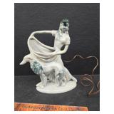 Porcelain lighted vase