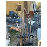 Yard tools and rack