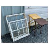 Window sashes and tables