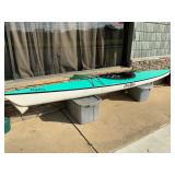 15ft kayak with paddles