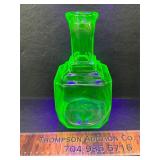 Uranium glass decanter