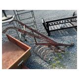 Antique horse drawn cultivator