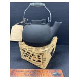 Old mountain cast iron tea kettle
