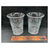 Crystal vases