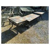 3 patio tables