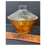 Vintage Hazel-Atlas MCM Candy Dish w/ Lid