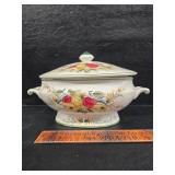 Vintage lidded tourine