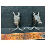 Cast iron coat hooks