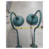 Vintage industrial light fixtures