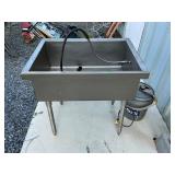 Stainless steel parts washer