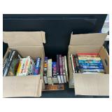 2 boxes of books
