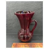 Ruby red pitcher