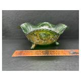 Carnival glass bowl