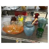 Miscellaneous glassware