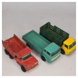 3 Lesney Matchbox Trucks