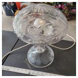 Crystal Mushroom Lamp. Works