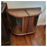 Curved Glass Cabinet