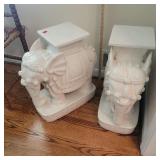 2 Heavy Elephant Plant Stands