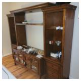 Large Entertainment Center w Contents
