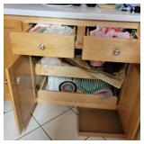 Cabinet & Drawers lot