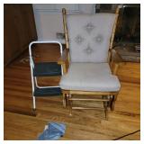 Glider and Step Stool