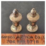 Weighted Sterling Silver Salt & Pepper Shackers