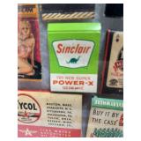 Vintage matchbooks w/ display