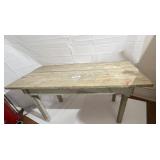 Primitive painted farm style table