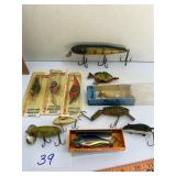 Vintage fishing lures Lot