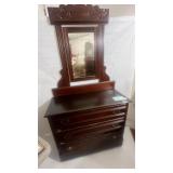 Antique Eastlake style dresser with Mira