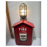 Gamewell Fire Alarm made into Lamp