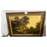 Large oil painting on canvas