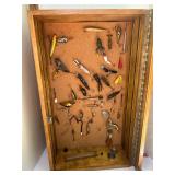 Vintage fishing lure collection
