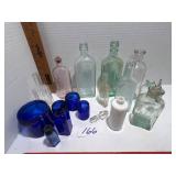 Antique medicine bottle a lot