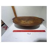 Old Wooden Dough Bowl