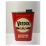 VEEDOL OUTBOARD MOTOR OIL CAN
