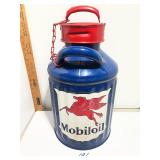 Mobiloil Oil can