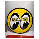 MOON ADVERTISING SIGN PORCELAIN