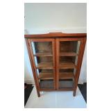 Antique oak China cabinet