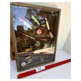 Vintage fishing, lures & fishing license