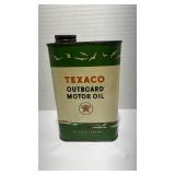 TEXACO Outboard motor oil can