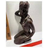 Vintage 13ï¿½ NUDE Chalkware Women
