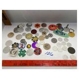 Large token & misc. lot
