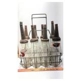 8- Oil Bottles w/ Holder