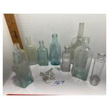 Antique medicine bottle lot